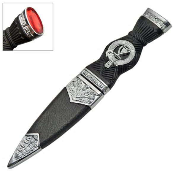 Irish Harp Sgian Dubh Dagger Knife - Image 2