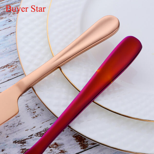 Stainless Steel Cake Tools Wedding Cake Knife And Server Set - Image 6