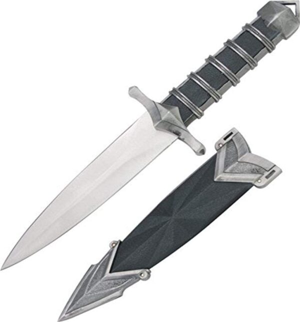 Medieval Knight Double Edge Stainless Steel Dagger W/ Scabbard