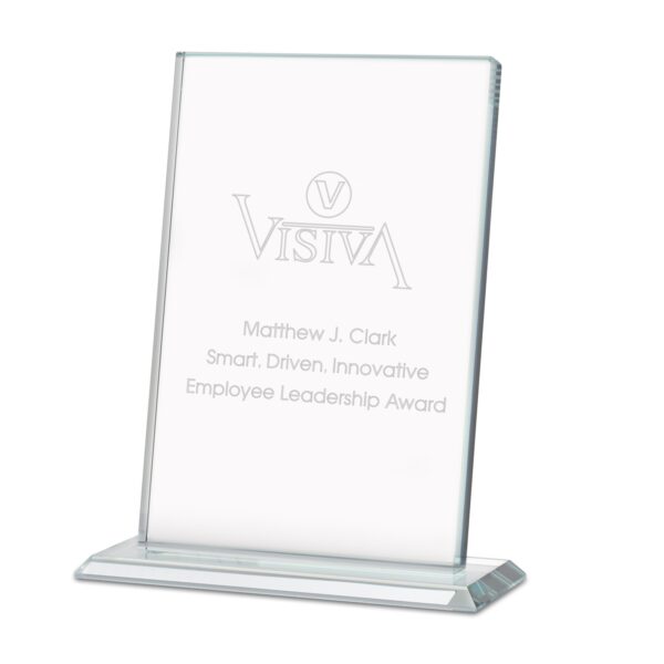 Flat Slanted Crystal Award - Image 2