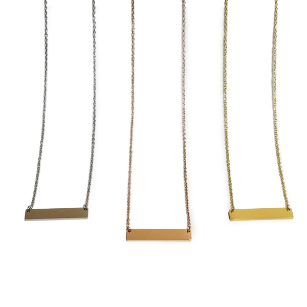 ID Bar On Chain Necklace