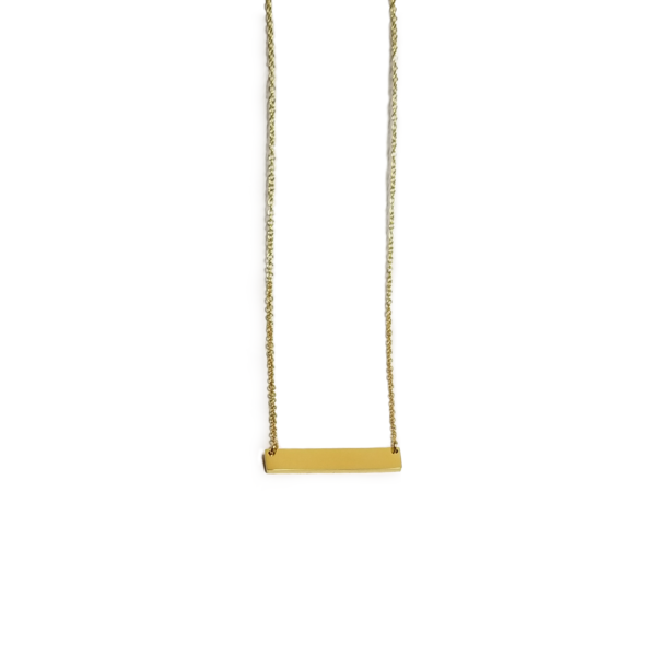 ID Bar On Chain Necklace - Image 2