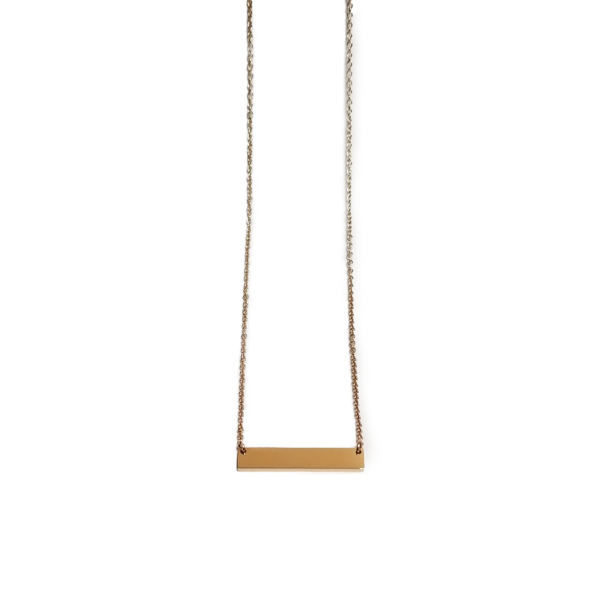 ID Bar On Chain Necklace - Image 3