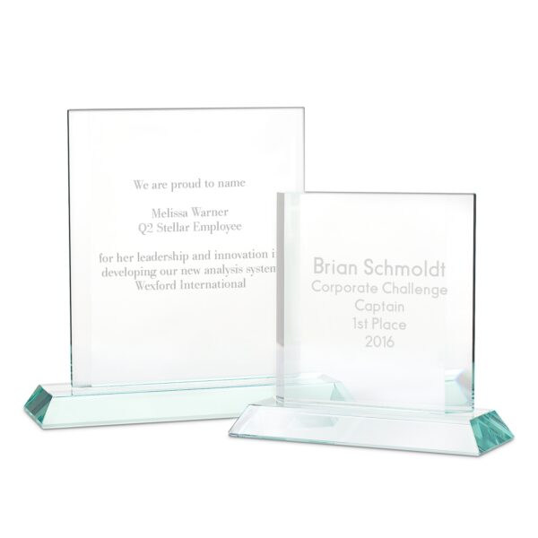 Jade Glass Block Award - Image 4