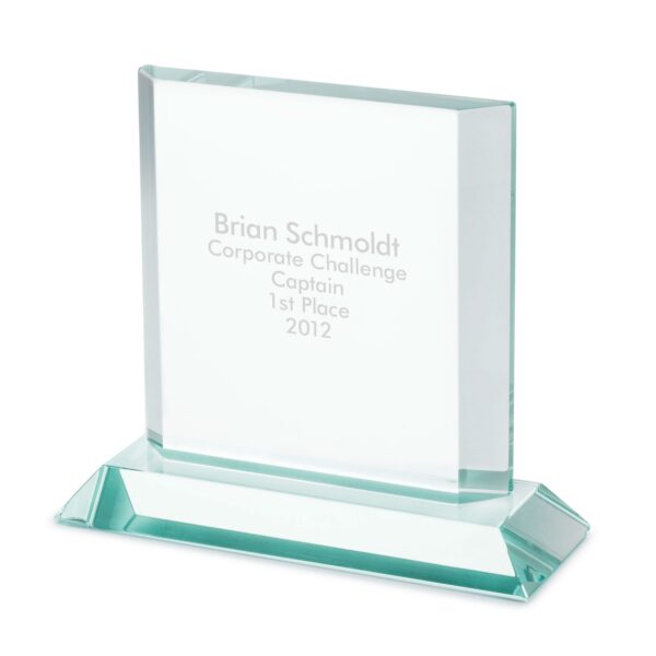 Jade Glass Block Award