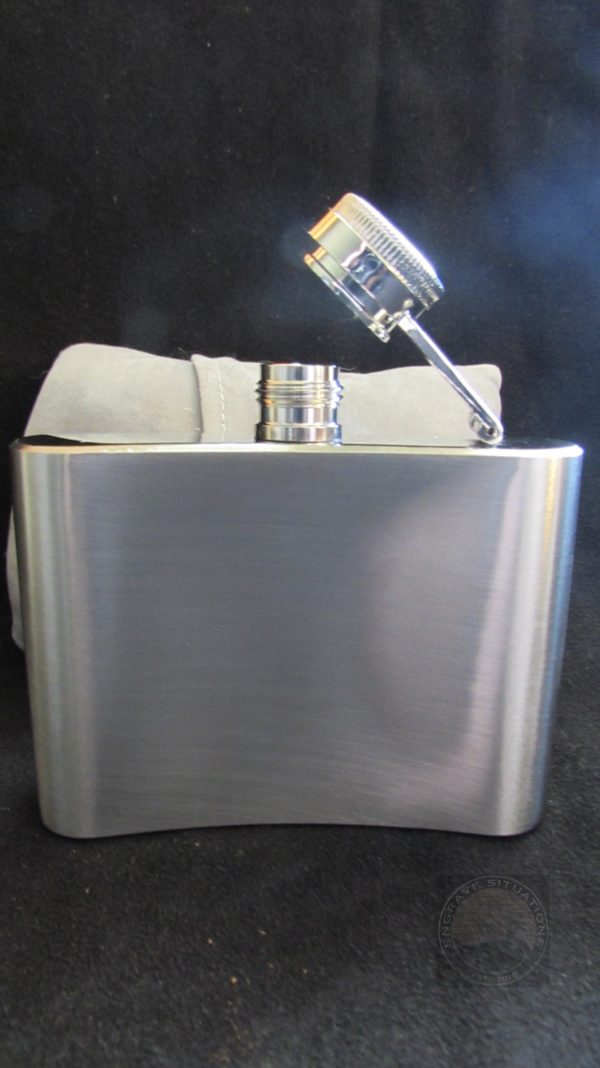 Stainless Steel 4oz Hip Flask - Image 10