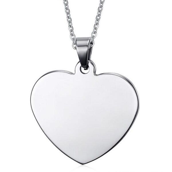 Stainless Steel Heart Pendant