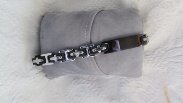 Men's Stainless Steel Blank Bracelet - Image 7